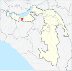 Location Adygeysky Urban District Adygea